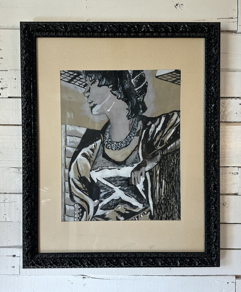 Mannequin Study No. 1, charcoal on newsprint, 1997