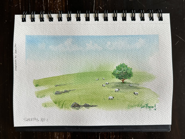 Sketchbook page 1
