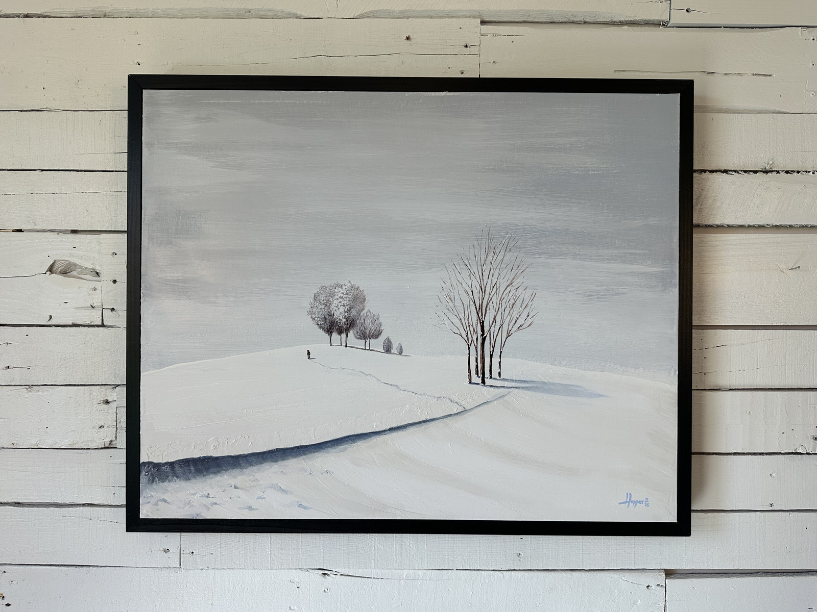 Winter Walk, photographed in place